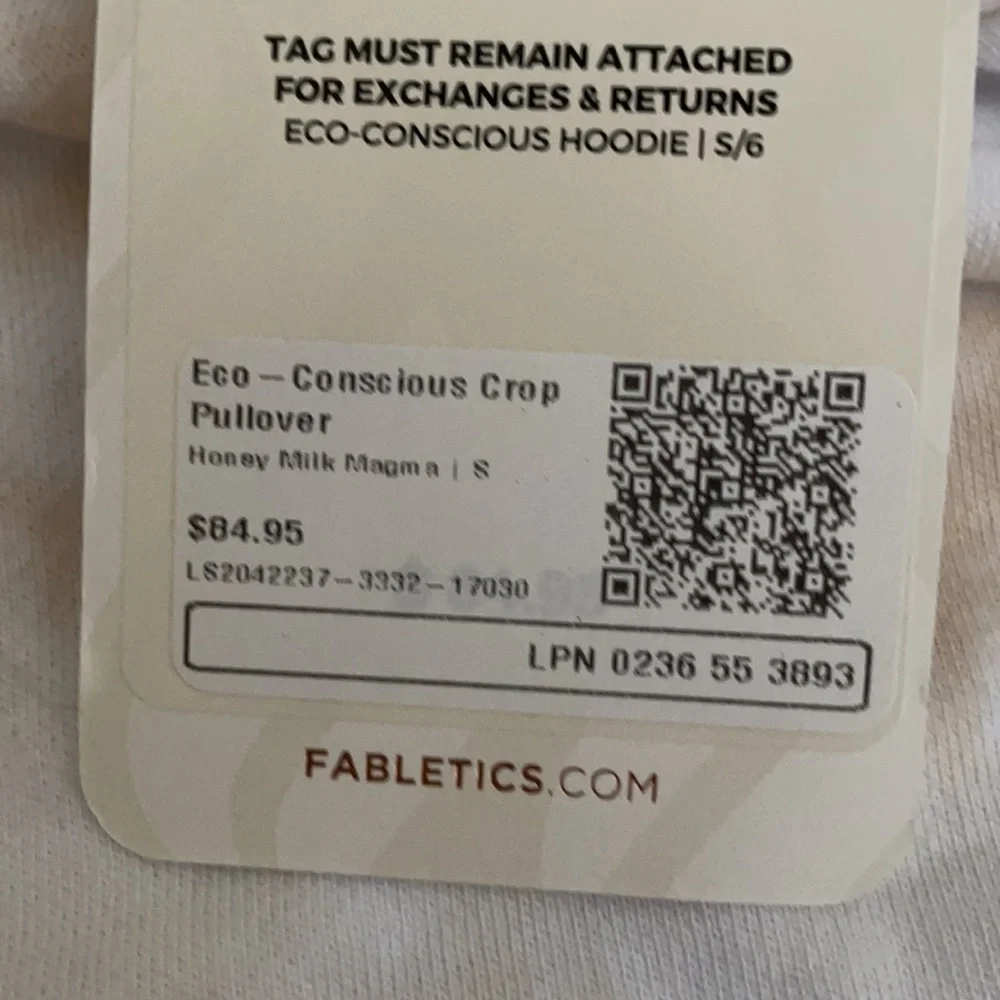 Fabletics cropped tye dye hoodie - Picture 6 of 6